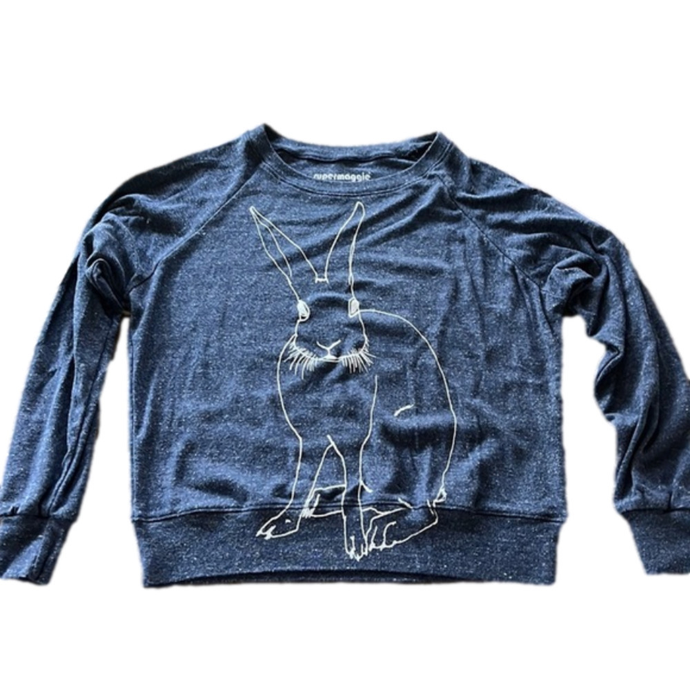 𝅺SUPERMAGGIE xsmall Funny Bunny long sleeve tee